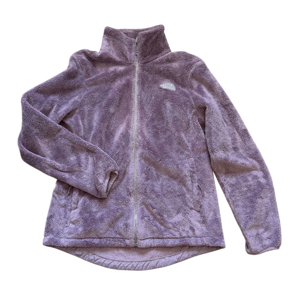 The North Face Full Zip Osito Fleece Jacket Women's Size Medium Purple Outdoor - Picture 1 of 6